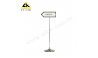 Stainless Steel Placard - Arrow Style(TA-126S) 